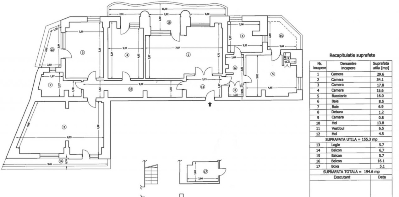 Apartament 196 mp în Piata Unirii – Eleganță și Finisaje Premium