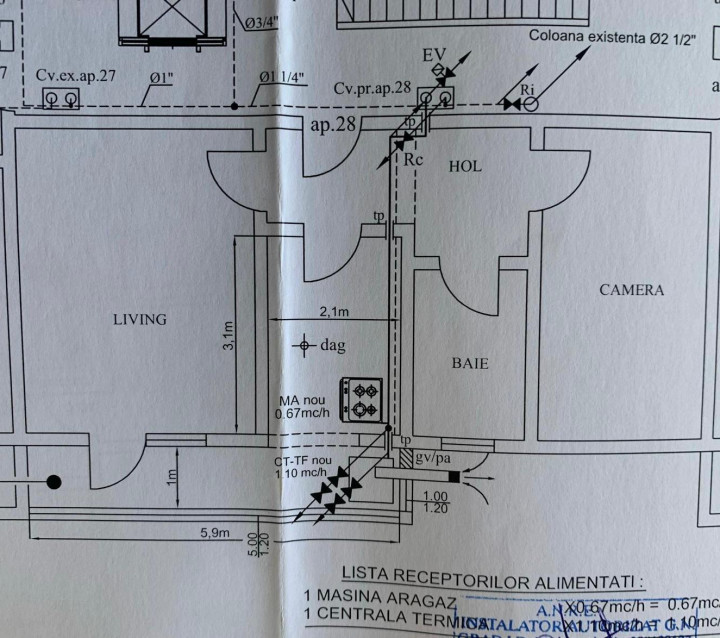 Apartament de 2 camere, 50mp, la doar 10 minute de metrou Dimitrie Leonida